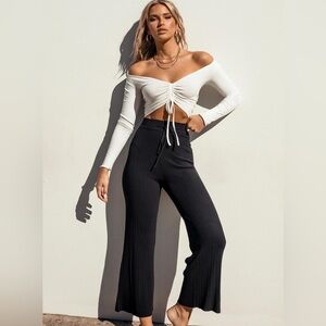 Princess Polly Majid Pants in Black